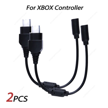 5Pcs for Xbox Controller Breakaway Extension Cable Lead Gaming Lines Converter Adapter Game Accessories for Xbox