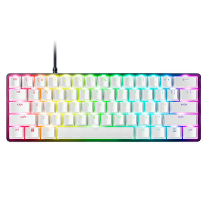 Huntsman Mini Special Edition, 60% Form Factor, Linear Optical PC Gaming Keyboard, Black/White