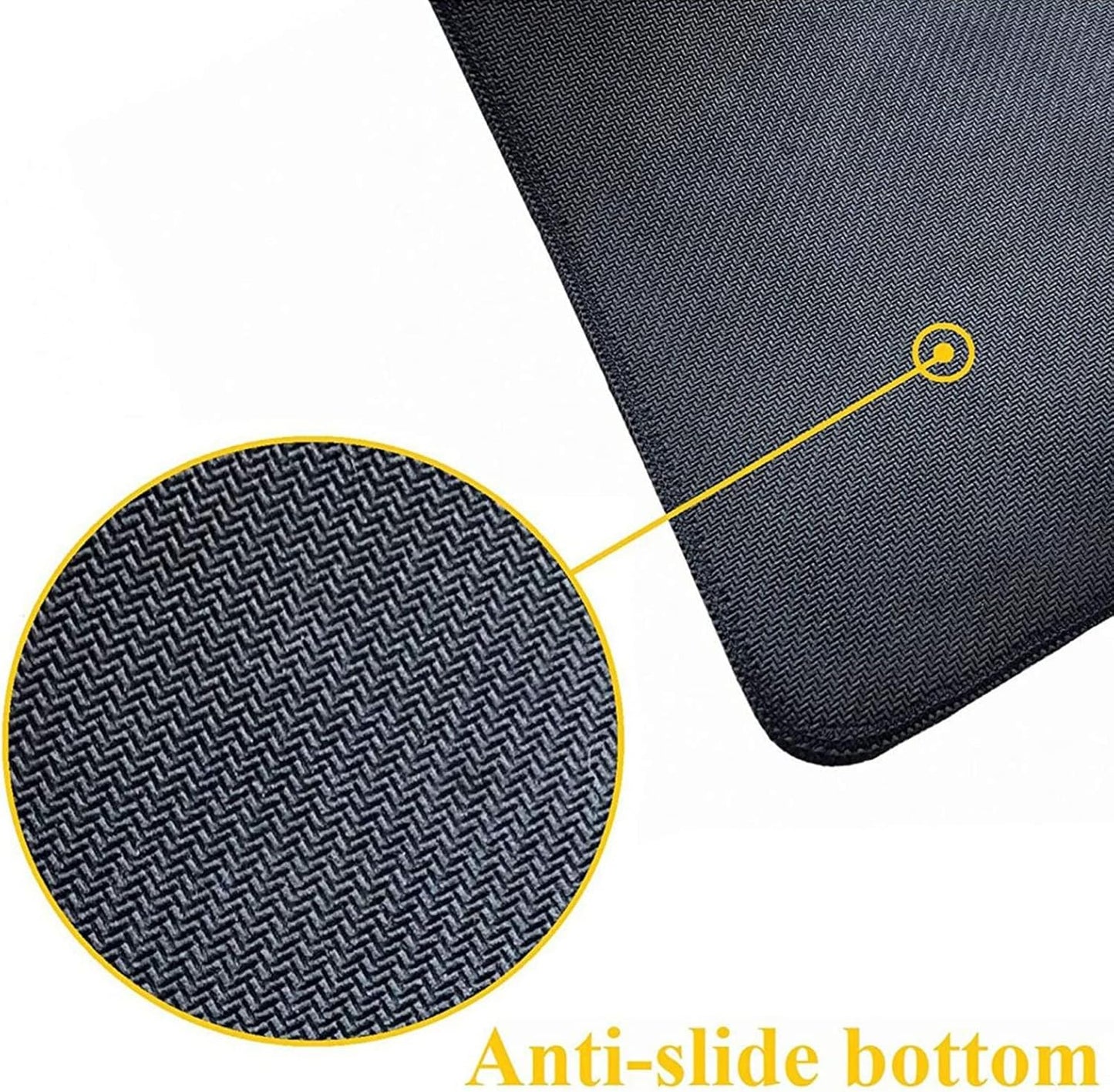 Fog Misty Forest Gaming Mouse Pad XL, Extended Large Full Desk Mousepad 31.5X11.8 Inch, Big with Stitched Edge, Non-Slip Long Computer Keyboard Waterproof Mat for Office & Home , X-Large