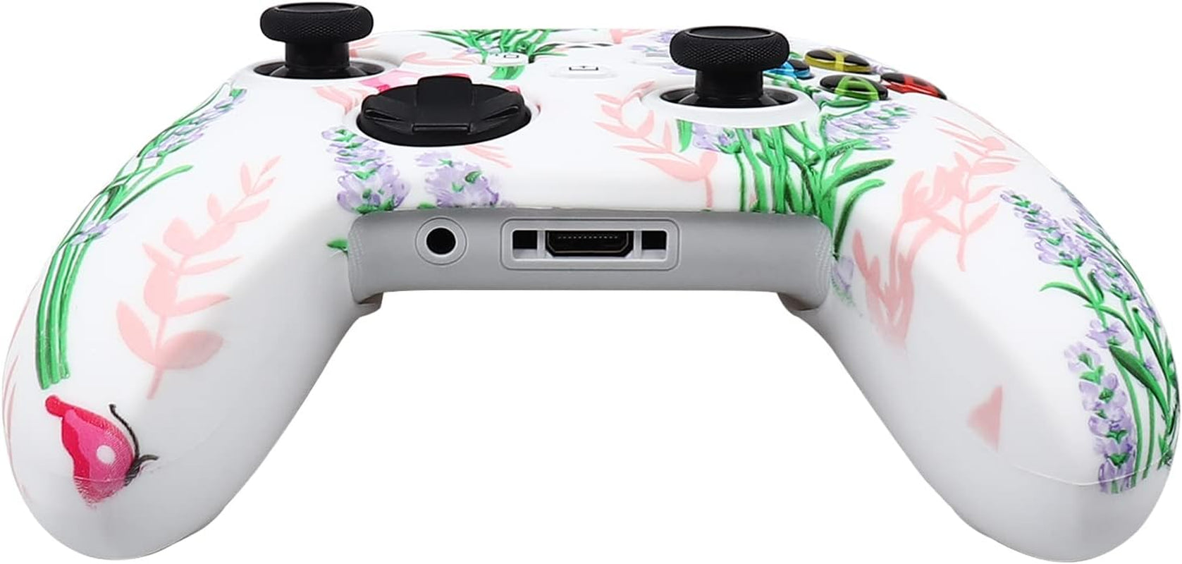 Controller Skins ,Silicone Controller Cover Skin Protector Compatible for Xbox Series S/X Controller (Pink Pro Thumb Grip X 6)