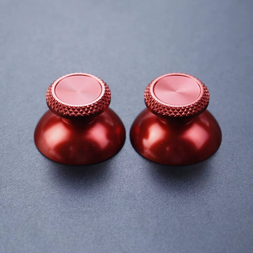 1Pair Aluminum Metal Analog Joystick Thumb Stick Grip Cap for PS5 Controller Gamepad Rocker Caps Thumbstick Accessories