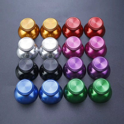 1Pair Aluminum Metal Analog Joystick Thumb Stick Grip Cap for PS5 Controller Gamepad Rocker Caps Thumbstick Accessories