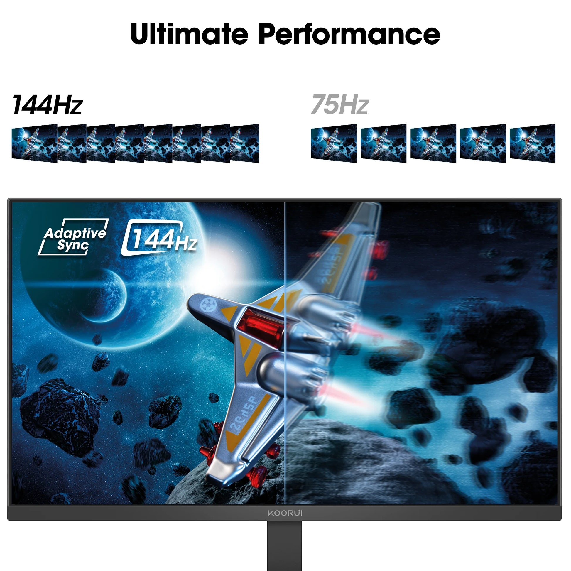 24" FHD 1080P Gaming Monitor, 144Hz Computer Monitor, E2411K