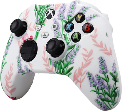 Controller Skins ,Silicone Controller Cover Skin Protector Compatible for Xbox Series S/X Controller (Pink Pro Thumb Grip X 6)