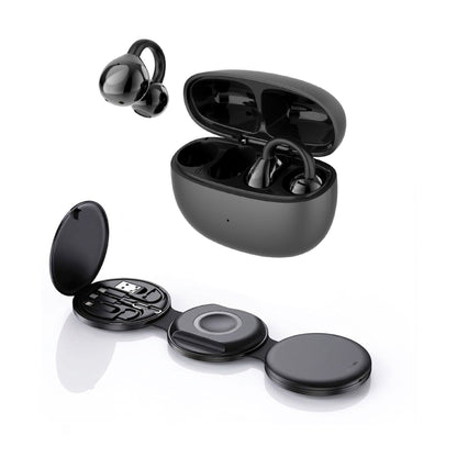 Power & Sound Essentials Bundle – 5-in-1 Folding Wireless Charging Station + True Wireless Earbuds-0