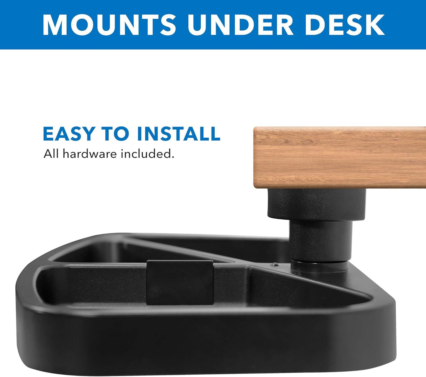 under Desk Mounted Drawer, Swivel under Desk Tray for Paper Clip, Pen, and Other Office Supplies, Attachable Small under Counter Drawer for Tables and Workbenches