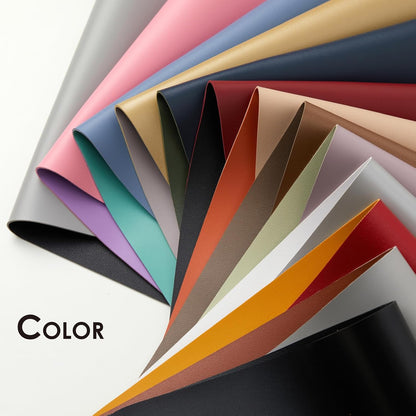 Dual Sided Leather Desk Mat - Waterproof Desk Pad for Office and Home - Desk Organization and Accessories - Ideal for Large Mouse Pad and Desk Mats on Top of Desks(Coffee+Dark Gold,31.5"X 15.7")
