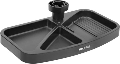 under Desk Mounted Drawer, Swivel under Desk Tray for Paper Clip, Pen, and Other Office Supplies, Attachable Small under Counter Drawer for Tables and Workbenches