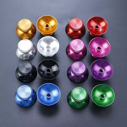 1Pair Aluminum Metal Analog Joystick Thumb Stick Grip Cap for PS5 Controller Gamepad Rocker Caps Thumbstick Accessories