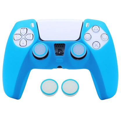 Glow in Dark Soft Silicone Case for PS5 Control Games Accessories Gamepad Joystick Case Cover for PS5 Controller Skin