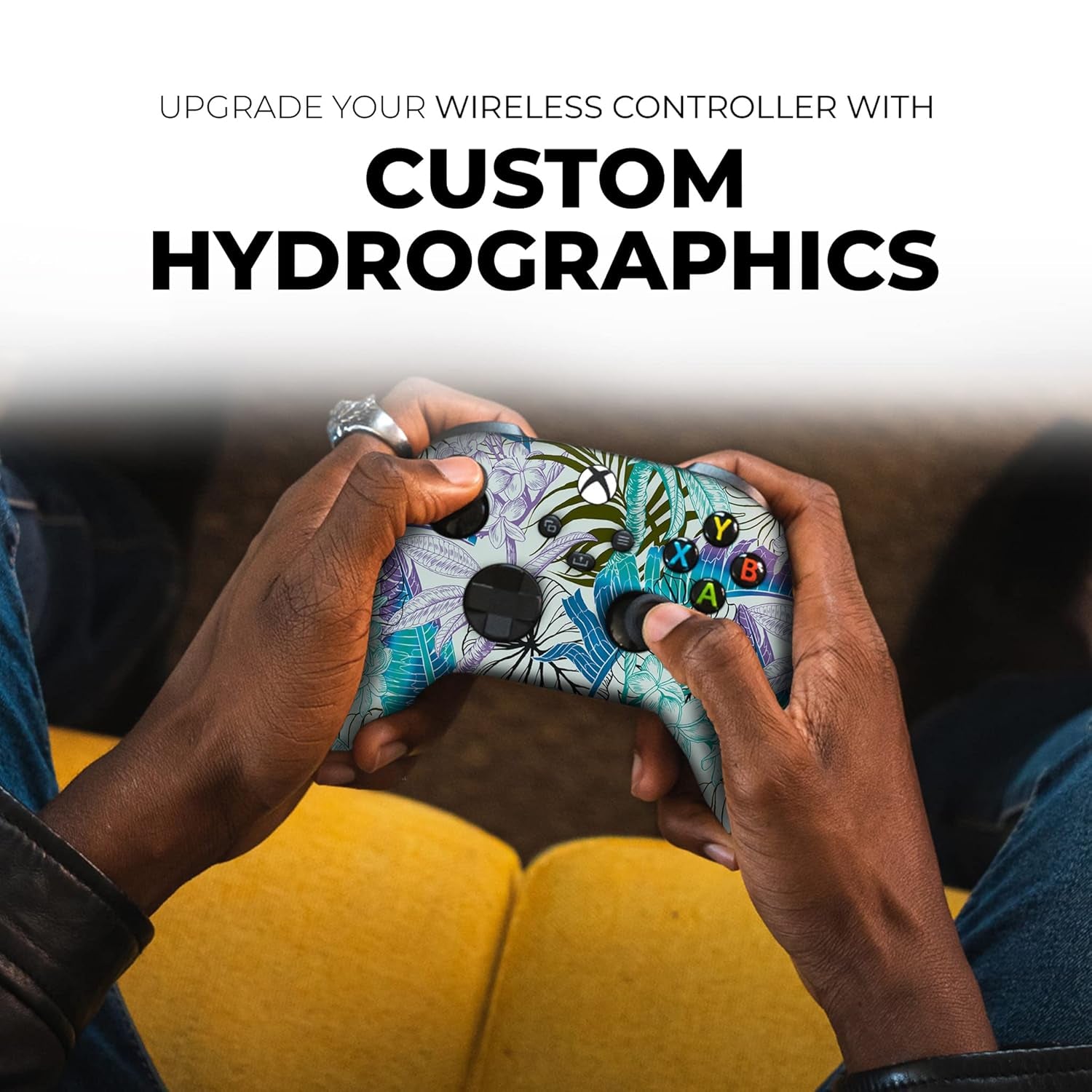 Original X-Box Modded Controller Special Edition Customized Compatible with X-Box One S/X-Box Series X/S & Windows 10 Made with Advanced Hydrodip Print Technology (Not Just a Skin)